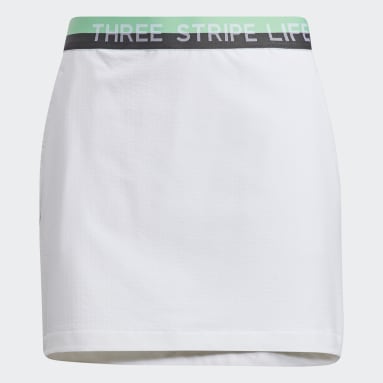 Women Golf White 스테이트먼트 스커트