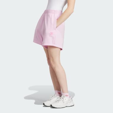 Ženy Originals růžová Šortky Adicolor Essentials French Terry