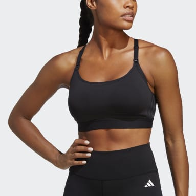 Frauen Fitness & Training Powerimpact Medium Support Maternity Sport-BH – Umstandsmode Schwarz