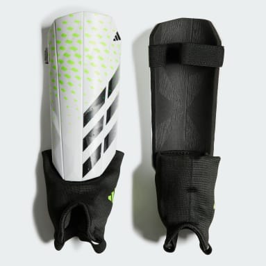 Protège-tibias Predator Match blanc Soccer