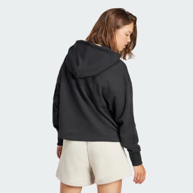 Áo Hoodie Dáng Rộng Vải Thun Da Cá Khóa Kéo Dọc Thân ALL SZN
