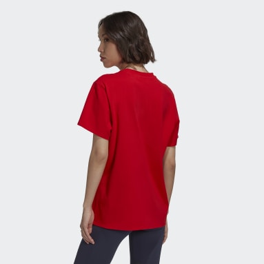 Camiseta FC Bayern Graphic Rojo Mujer Fútbol