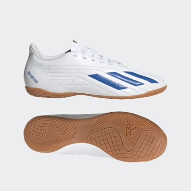 Botines Deportivo II Cancha Cubierta Blanco Hombre Fútbol