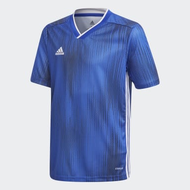 Maillot Tiro 19 Bleu Adolescents 8-16 Years Soccer
