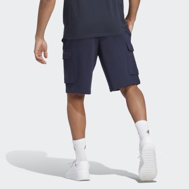 Pantalón corto Essentials French Terry Cargo Azul Hombre Sportswear