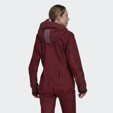 Terrex Techrock RAIN.RDY Anorakk Burgendur