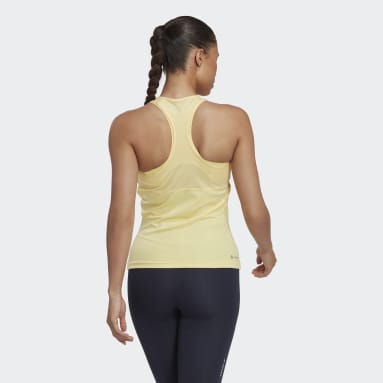 Regata Treino Costas Nadador Techfit Amarelo Mulher Training