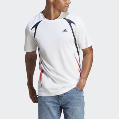 Colourblock Tee Bialy