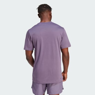 Men Training Purple Train Essentials Feelready Logo Training Tee