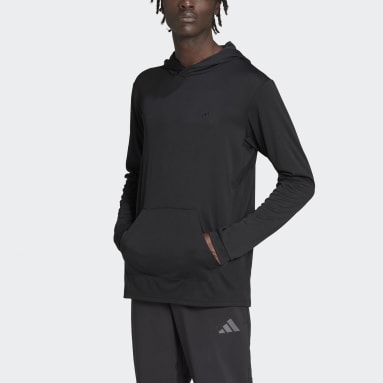 Heren Fitness En Training Train Essentials Made to be Remade Training Longsleeve met Capuchon