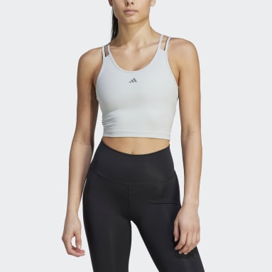Top HIIT HEAT.RDY Gris Mujer Gimnasio Y Entrenamiento