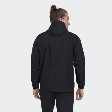 Männer Fußball Tiro 23 Competition All-Weather Jacke Schwarz
