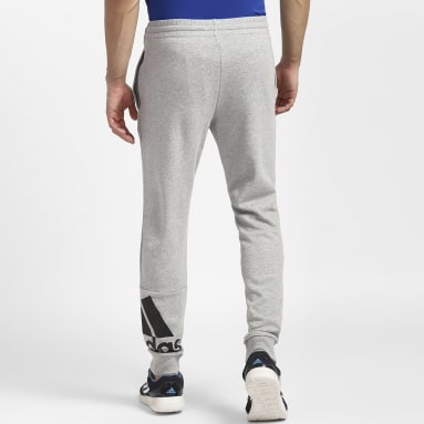 Men Training Grey BIG LOGO FRENCH TERRY PANTS