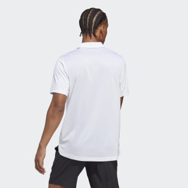 Mænd Tennis Hvid Club Tennis polotrøje