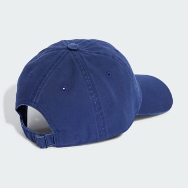 Originals Blå Adicolor Classics Trefoil Stonewashed Baseball kasket