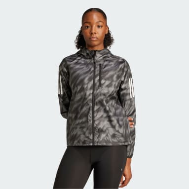Own The Run Allover Print Jacket