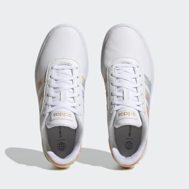 Women Skateboarding White Court Platform Shoes