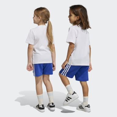 Ensemble Short et T-shirt Adicolor Bleu Enfants 4-8 Years Originals