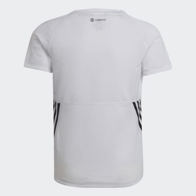 T-shirt da allenamento AEROREADY 3-Stripes Bianco Ragazza Fitness & Training