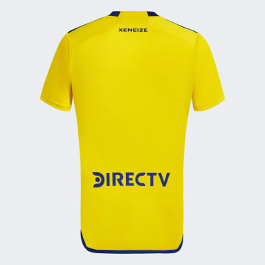Camiseta Alternativa Boca Juniors 23/24 Amarillo Hombre Fútbol