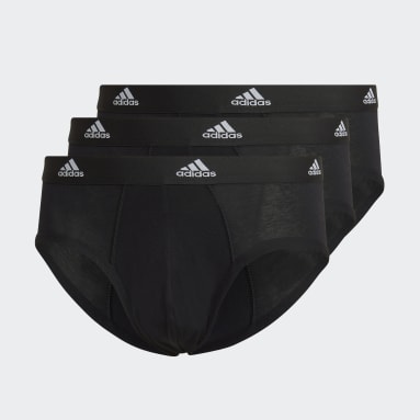 Heren Sportswear zwart Comfort Flex Cotton 3-Stripes Slip