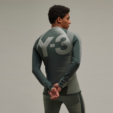 M ENG LS BASE Verde Hombre Y-3