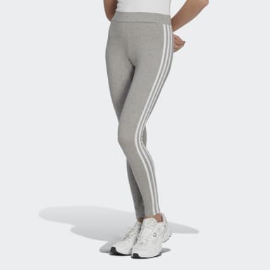 Women Originals Grey Adicolor Classics 3-Stripes Leggings