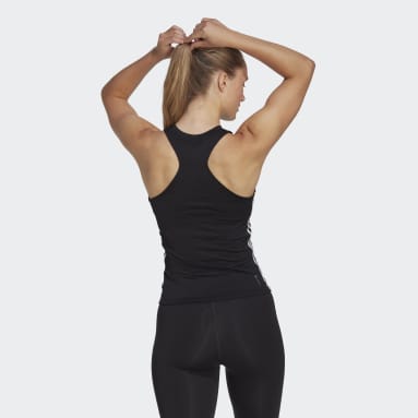 Esqueleto AEROREADY Train Essentials 3 Rayas Regular Negro Mujer Training