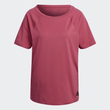 Frauen Sportswear adidas Sportswear Primeblue Loose-Fit T-Shirt Rosa