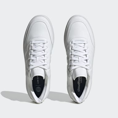 Mens white cheap adidas cloudfoam