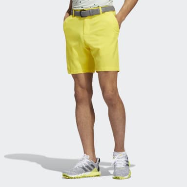 Men Golf Yellow Ultimate365 Core 8.5-Inch Shorts