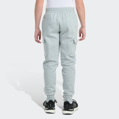 Elastic Waistband 3-Stripes Halftone Camo Cargo Joggers
