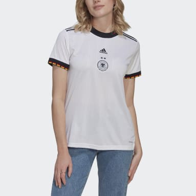 Women's Soccer White Germany Home Jersey