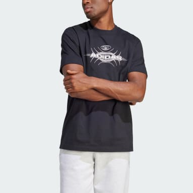 Playera adidas Rekive Estampada Negro Hombre Originals