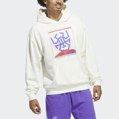Sweat-shirt à capuche D.O.N. Excellence blanc Hommes Basketball