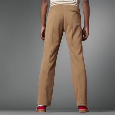 Men Originals Brown Adicolor 70s Wide Leg Track Pants