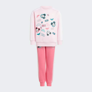 키즈 sportswear Pink 아디다스 x 디즈니 미키마우스 조거 & 팬츠 세트