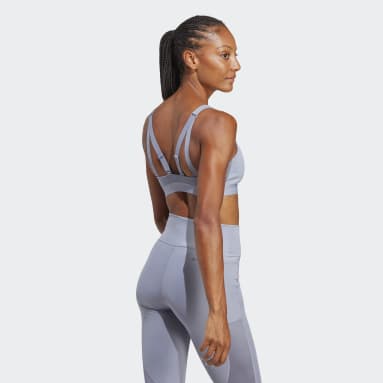 Dames Fitness En Training paars adidas TLRD Move Training High-Support Beha