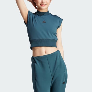 T-shirt adidas Z.N.E. Turchese Donna Sportswear