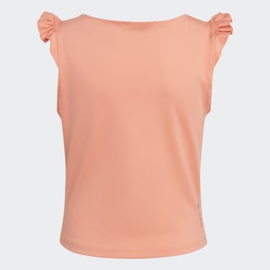 Camiseta sin Mangas Yoga AEROREADY Naranja Niña Sportswear