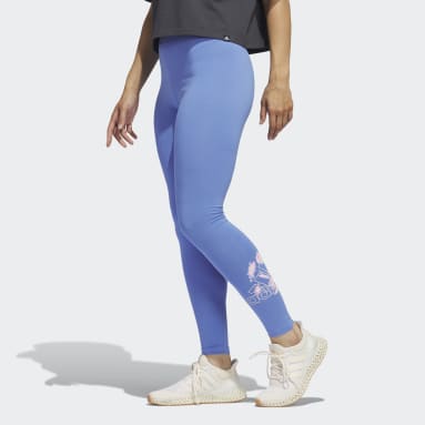 Licras Bloom Pretina Alta Azul Mujer Sportswear