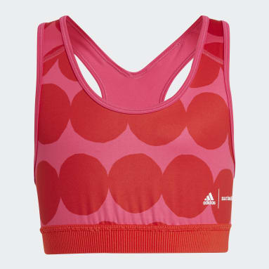 Girls Gym & Training Pink Marimekko Believe This Primegreen AEROREADY Training Bra