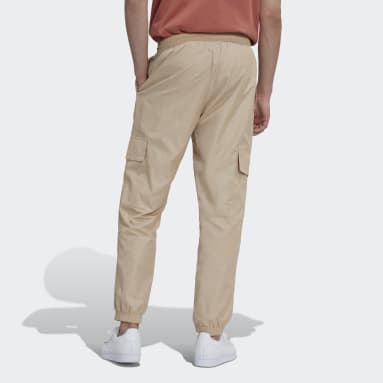 Men Lifestyle Beige Graphic Ozworld Cargo Pants