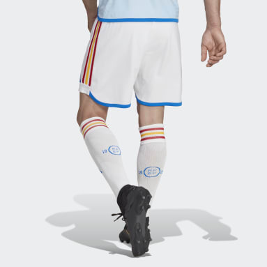Short Away Authentic 22 Spain Bianco Uomo Calcio