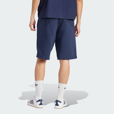 Heren Voetbal blauw Real Madrid Essentials Trefoil Short