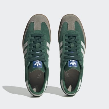 Men Lifestyle Green adidas Originals Samba Shoes