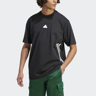 T-shirt Future Icons 3-Stripes Nero Uomo Sportswear
