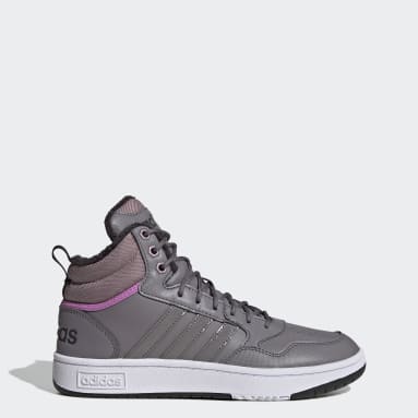 Hoops 3.0 Mid Lifestyle Basketball Classic Fur Lining Winterized Sko Grå