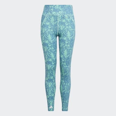 Mallas 7/8 AEROREADY Animal Print Optime Corte Alto con Bolsillo
