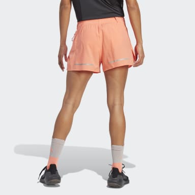 Shorts Protect at Day X-City Running HEAT.RDY Naranja Mujer Running